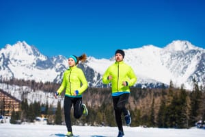 running in the snow - weather and your sporting game 